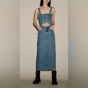 NWOT Urban Revivo Denim Dress sz 4